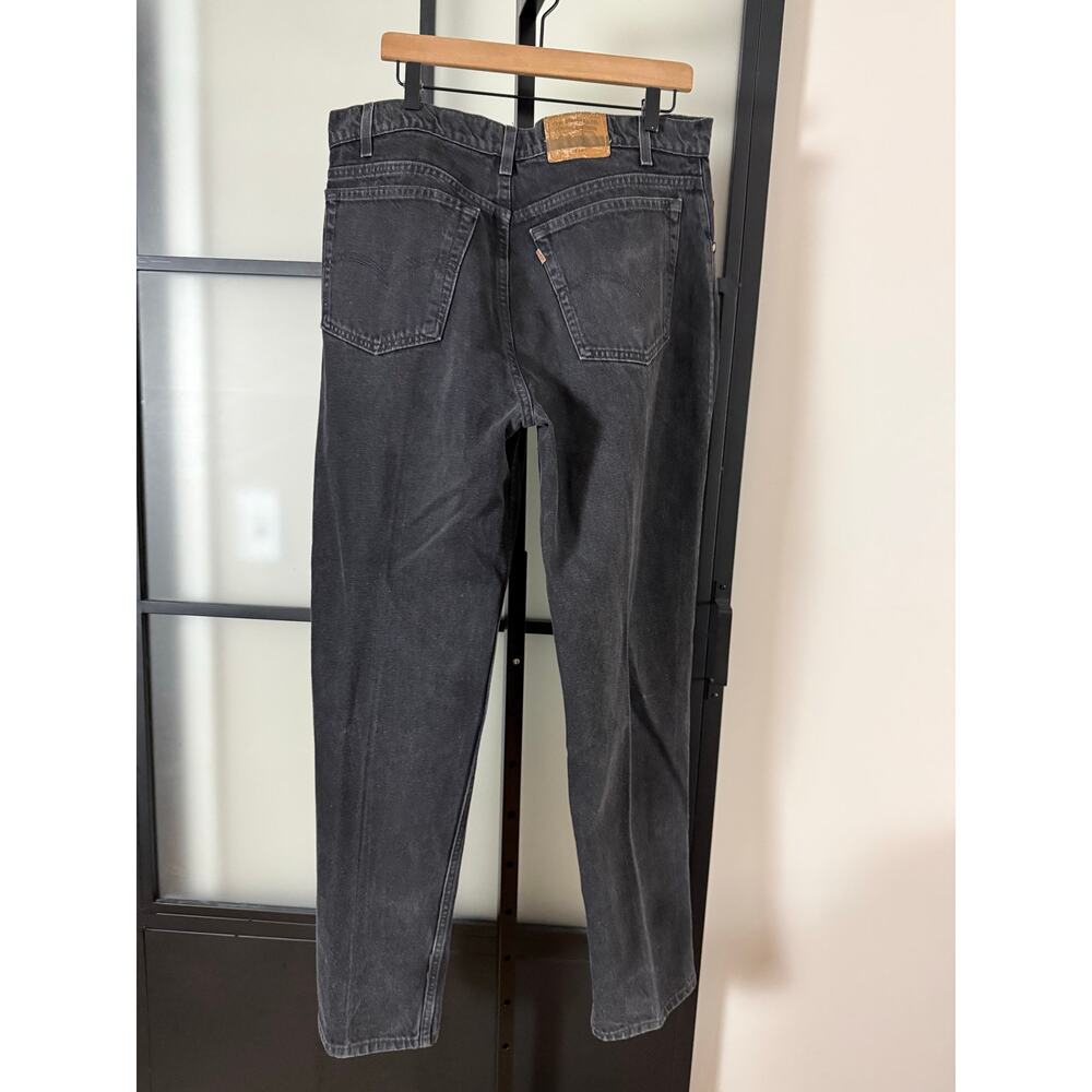 Vintage Levi's 545 Jeans Men's 38x34 Loose Fit Cotton Denim Brown Tab